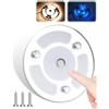 BrightArk Luce interna per camper, 12 V, a LED, dimmerabile, 3 W, per roulotte, con interruttore touch, luce bianca calda da 3000 K, per camper, camper, roulotte, barca