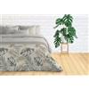 textil-home Textilhome -Set Copripiumino Reversible matrimoniale in microfibra BOTANIC, Letto 180 (260x240cm) + Include 2 federa 70x40 cm. Colore C/1