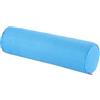 Easnea Cuscino rotondo in lino, cuscino a rullo lungo, per supporto lombare, per alleviare il dolore al collo, cuscino cilindrico con fodera rimovibile, per dormire/sedia/auto/divano, blu cielo, 15 x