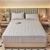 LJQAIZYL Proteggi Materasso Matrimoniale con Cerniera 60/70/140/160 Personalizzabile Coprimaterasso con Zip Lenzuolo Trapuntata Fodera Materasso Integrale Sfoderabile Rivestimento Materassi (160x190+20cm,Gray