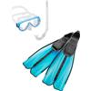 CRESSI KIT RONDINELLA 43/44 Set Maschera + Snorkel Pinne