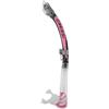 CRESSI AERATORE ALPHA ULTRA DRY SIL. CLEAR/TUBO NERO ROSA