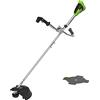 Greenworks 40V Decespugliatore a Batteria con Motore Brushless, Imbracatura, Manubrio, Ampiezza di Taglio 40cm, Filo di Nylon 2mm o Lama 25cm SENZA Batteria 40V e Caricabatterie GD40BCB