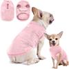TALWIOR Cappotto Cane Taglia Piccola, Maglioncino Cane Invernale Cappottino Cane, Cappottino cane Taglia Piccola, Gilet in Pile Caldo Maglione Cane, Vestiti per Cani di Taglia Piccola e Media(Rosa,XL)