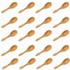 Kewmayer 20 PCS Mini Cucchiai Legno,Cucchiaio di Legno Piccolo, Cucchiaini per Sale con Manico Corto, Mini Fatto a Mano per Vasetti di Marmellata, Spezie, Condimenti, Zucchero, Miele, caffè, tè