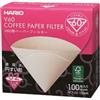 Hario V60 Filtri per caffè - misura 02 colore marrone (VCF-02-100MK) - 100 pezzi