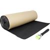 QUARKZMAN Isolamento Insonorizzante in Schiuma per Auto Isolante Termico per Cofano Motore 3mm 152x100cm (Rullo)