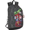 safta AVENGERS VENDETTA - Mini zaino per uso quotidiano, ideale per bambini di diverse età, comodo e versatile, qualità e resistenza, 22 x 10 x 39 cm, Nero, M, Casual