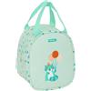 Safta PRESCUCOLAR Fiesta - Borsa porta merende, porta oggetti, qualità e massima resistenza, porta cibo, ricreazione, 19 x 14 x 22 cm, Verde, M, Casual