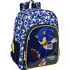 safta Sonic City - Zaino scuola per bambini, zaino per bambini, zaino per bambini, adattabile al carrello, ideale per bambini in età scolare, comodo e versatile, qualità e resistenza, 33 x 14 x 42 cm, blu,
