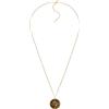 Fossil Collana da donna in argento sterling con chiusura a moschettone, Castano chiaro