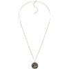 Fossil Collana da donna in argento sterling con chiusura a moschettone, Nero metallizzato