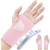 ACWOO Fascia da Polso, Supporto Polso, Tutore Polso per Sollievo dal Dolore Traspirante e Regolabile per Tunnel Carpale, Slogature, Tendinite e Artrite Unisex
