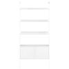 KARTELL libreria da parete con 3 ripiani da 90 cm e 1 contenitore ADAM WOOD - 8904-BB