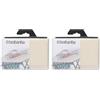 Brabantia Cover Fodera per Stiramaniche, Tessuto, 60x10 cm, Ecru (Confezione da 2)