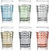 Guzzini Fratelli Tiffany pio & Tito Toso, Reggibicchieri Portabicchieri Colorati Acrilico Set 6 Pezzi Multicolore, SMMA 19970052