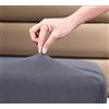 Family Bedding - Lenzuolo con angoli, 100% jersey di cotone, colore: grigio