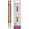 KnitPro KP20749 Symphonie, maglia tunisina semplice in legno pregiato, multicolore, 6,00 mm
