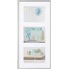 walther design Cornice Argento 3X 13x18 cm Galleria con passe-partout, New Lifestyle Cornice plastica KV338S