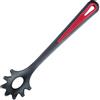 Westmark Mestolo per spaghetti, Termo-resistente fino a 270 °C, PPA, Lunghezza: 30,5 cm, Gallant Plus, Nero/Rosso, 29602270