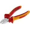 GEDORE Tronchese Laterale VDE per Filo Medio-Duro Fino a 1.6 mm, Isolata, Pinza Elettricista, Temprata, Lunga 160 mm, VDE 8314-160 H