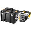 DeWalt DCS391NT-XJ Sega circolare a batteria, in valigetta TSTAK senza batteria e caricabatterie, 18 volts