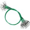 9Tong Girelle Linea Pesca Terminale Acciaio Filo Inox Pesca Terminale Acqua Dolce Mosca Acqua Salata Filo Pesca Terminale #1 20lb 5.9in 50pcs