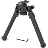 Mifhnby Rifle Bipod Mlok Picatinny Testa a sgancio rapido con rotazione a 360 gradi 6 altezze regolabili Bipod