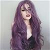 karissa Hair KARISSA Parrucca Viola Pizzo Sintetico Ondulato Lilla per Donne - 24 Pollici - Frontale