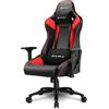 Sharkoon Elbrus 3, premium sedia gaming, finta pelle, colore nero/rosso