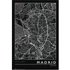 Grupo Erik: Poster Madrid City Map | Poster da parete City Map, 61x91,5cm, carta lucida | Poster da muro, incorniciabile, decorazione casa | Poster camera da letto,poster mappa, poster cartina