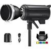 Godox DP600IIIV Studio Flash Strobe Light Kit,600Ws 5600±200K Temperatura di Colore Bowens Mount Built-in 2.4G Wireless System Studio Flash per Matrimoni,Fotografia di Ritratti
