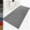 Floordirekt Zerbino 100 x 150 cm, grigio, ideale anche come tappeto per la cattura dello sporco su misura, per corridoio, cucina, lavabile e antiscivolo, al metro (Hong Kong)