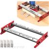 CDIYTOOL Rout-N-Plane - Fresa da banco, altezza regolabile per appiattire e superfici taglieri incollati, set di morsetti per la lavorazione del legno
