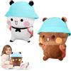 KQWVZ Bubu Dudu Peluche, 2 Pezzi Peluche Dudu Bubu, Bubu And Dudu Plush, Bubu Dudu Bambole, Bubu Dudu Gadgets, Adorable Soft Plush Animal Pillow, Regali per Feste di Compleanno per Ragazzi e Ragazze