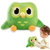 YongSral Peluche Gufo Verde, 20CM Duolingo Peluche, Gufo Peluche, Duolingo Plush Toys, Duolingo Plushies Toys, Duolingo Giocattoli, Duolingo Pupazzo, Adatto Regalo Compleanno Per Bambini