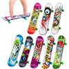 DWFEYOI Mini Skateboard da Dita, 8 Pezzi Tech Deck Fingerboard Professionale, Giocattolo per Gadget Compleanno Bambini, Regalino Fine Festa