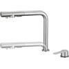XJTNLB Miscelatore Cucina 3 Vie con Doccetta Estraibile Spazzolato Rubinetto Cucina 3 Vie per Sistemis Osmosi Sottofinestra Rubinetti Cucina