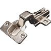 AERREGI KIT DI 10 CERNIERE MADE IN ITALY PER MOBILI CON ANTE IN LEGNO ACCIAIO NICHELATO | COMPLETE DI VITI DI FISSAGGIO (Anta interna)