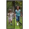 Orumrud Zanzariera Magnetica per Porte 105x215 cm, Tenda Zanzariera Porta Fibra di Vetro Resistente Anti Zanzare per Porta Scorrevole Balcone Soggiorno Camera Ingresso Chiusura Automatica, Nero