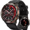 KOSPET TANK T3 Ultra 2 Smartwatch Uomo,Orologio Militare con GPS,5ATM Impermeabile,1.43"Schermo HD AMOLED,170+ Modalità Sport/Chiamata Bluetooth/Altitudine/Pressione/Bussola Compatibile Android/iOS