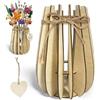 FloralGrace 1 vaso a forma di cuore per fiori Lego, puzzle in legno per bouquet