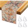HDGSAFD 1 tovaglia fantasia, 4 clip per tovaglia, tovaglia in pizzo, tovaglia colorata, tovaglia mare, tovaglia estiva