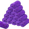 Tatuo Set di 16 Asciugamani da Salone in Microfibra Asciugamani Viso con Superficie Assorbente da Parrucchiere Teli da Bagno per Doccia Panno per Palestra Spa Donna Bambini, 35 x 75 cm (Viola Scuro)