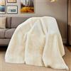 LiveGo Coperta in Finta Pelliccia Morbida e Calda, Reversibile, Super Soffice e Pelosa, Coperta Elegante per Divano e Letto, Ideale per Camera da Letto e Salotto