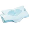 Elviros Federa per cuscino in memory foam per contorno cervicale, sostituibile (blu, solo federa)