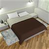 Leonardo home - Copriletto matrimoniale primavera-estate tinta unita double face 100% poliestere e 100% MADE IN ITALY.