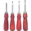Pssopp Set di 4 Strumenti in Pelle, Bisellatore, Scanalatore, Raschietto e Rifilatore per Lavorazione Artigianale della Pelle, DIY