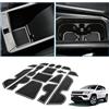 BIXUAN Compass 2024 Tappetini Antiscivolo per Compass 2021 Portabicchieri compatibile con Jeep Compass 2021 2022 2023 2024 Tappetino Gomma per Vano Interni Accessori