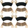 Mabutingti Pastiglie freno anteriori e posteriori sinterizzate per Polaris RZR 1000/900-4/RS1 Ranger-Crew 900/800/800-6x6/700/570-Full-Size/1000/Diesel